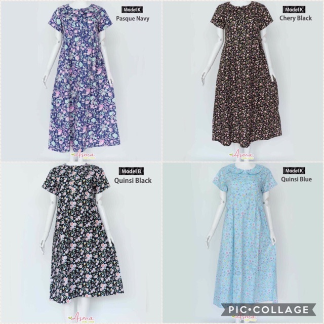 Asma Dailywear Homedress Daster  Katun Jepang Model  K dan B 