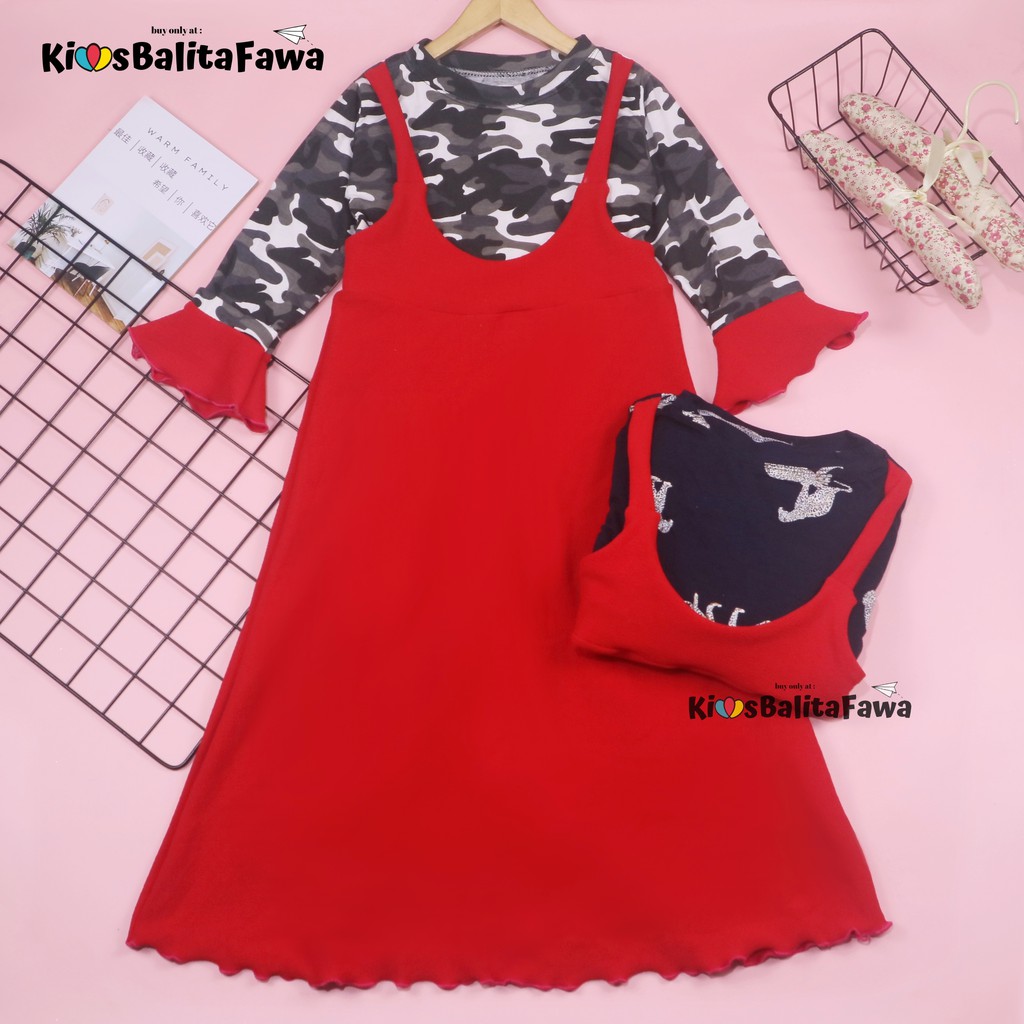 Gamis Aisyah uk 8-9 Tahun / Long Dres Baju Ngaji Anak Perempuan Murah Adem Gamis Lebaran [EXPORT]