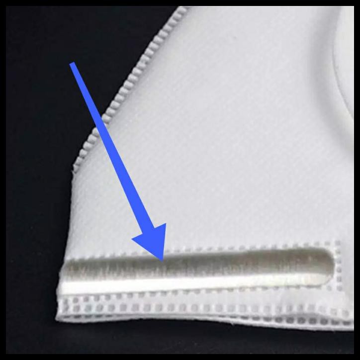 PROMO Alumunium Nose Clip Hot Melt Adhesive Penjepit Hidung Masker Isi 10pcs