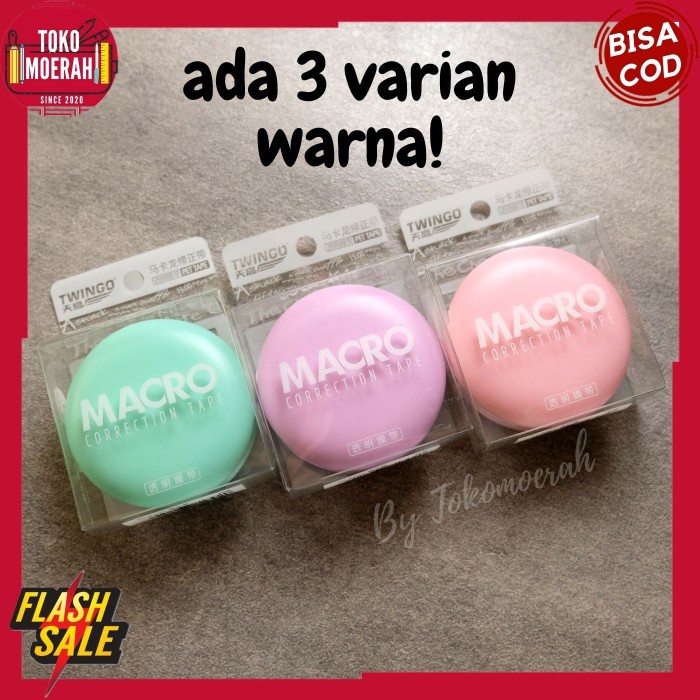 

Terlaris Correction Tape Makaron Tip X Kering Macaron Unik Lucu Murah Tip Ex Diskon