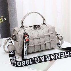 GI 19022 RISCE TAS SELEMPANG GANTUNGAN MINNIE TALI MOTIF Homme + Femme WANITA CEWEK PEREMPUAN JT