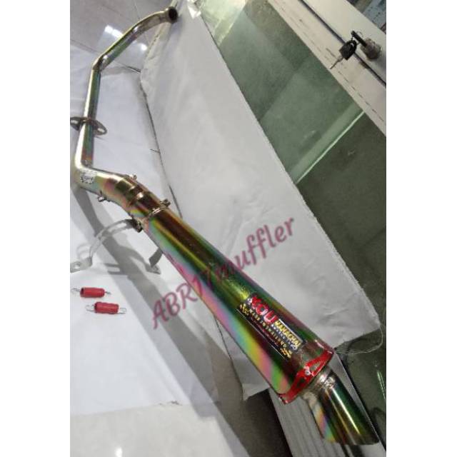 Knalpot kou KIDAL jupiter mx , satria fu full bunglon