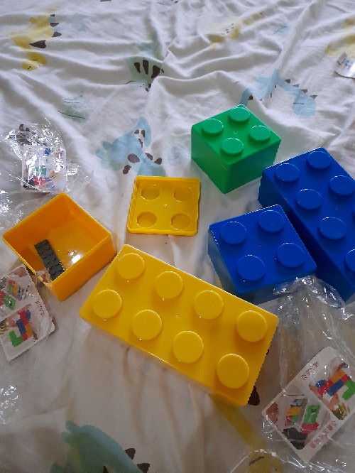 Kp061 Kotak Penyimpanan Serbaguna Kontainer Lego Stackable Storage Box