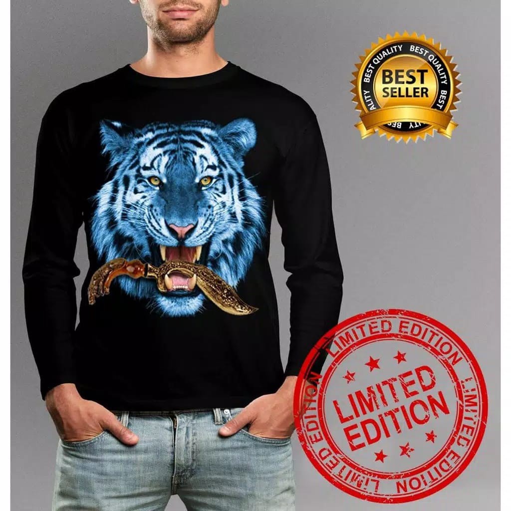 Shalch trendy / Kaos Macan MC-12 Lengan Panjang