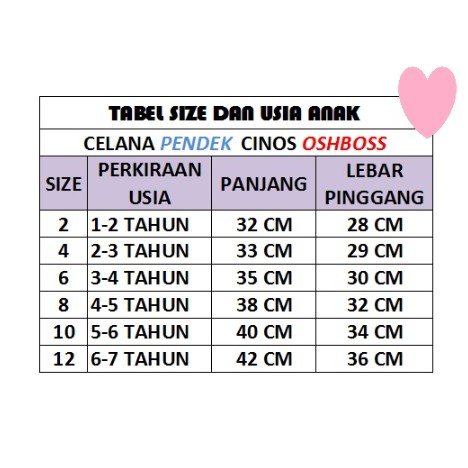 Celana cino pendek anak usia 1-6 tahun terlaris-5