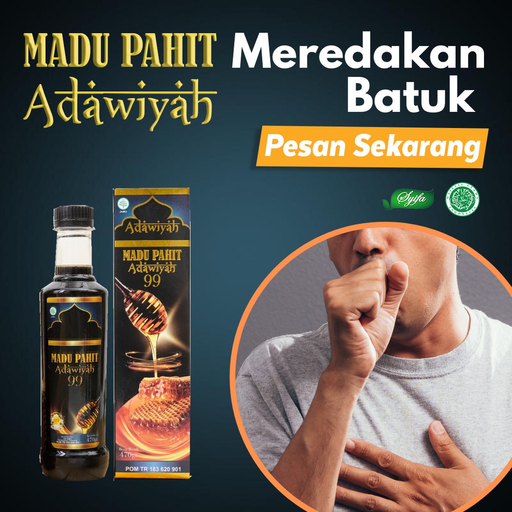 MADU HITAM PAHIT ADAWIYAH 99 INSULIN ISI 470 GR