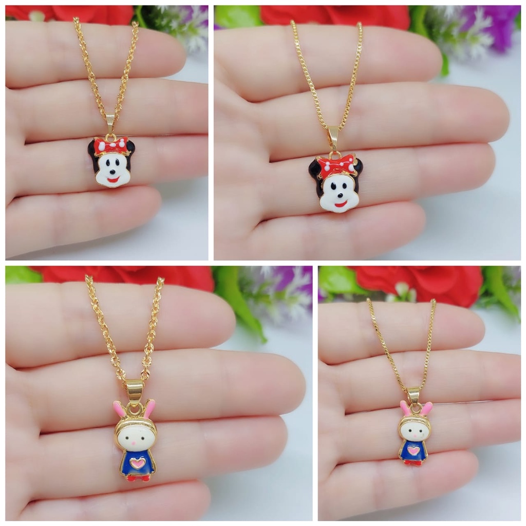 Kalung anak lapis emas perhiasan imitasi Xuping Jewelry A046-049