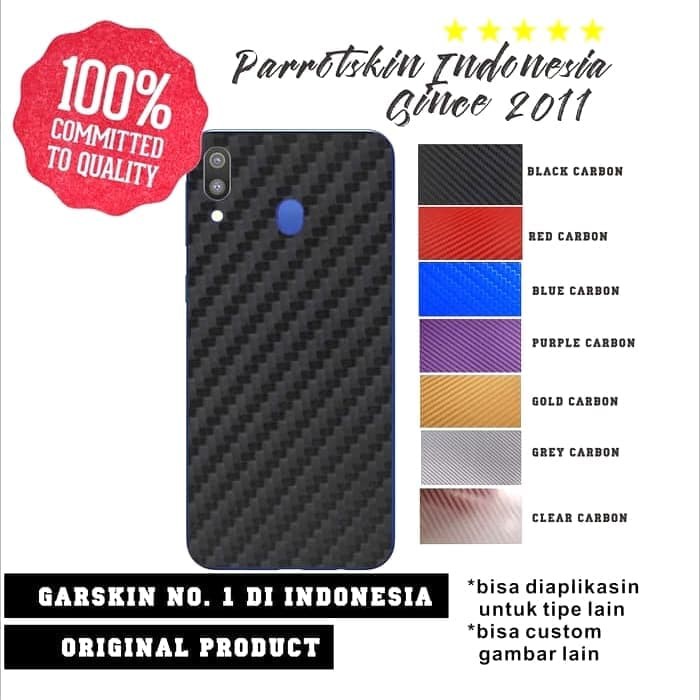 Garskin Protector Carbon Samsung Galaxy A3 A5 A6 A7 A8 A9 anti gores