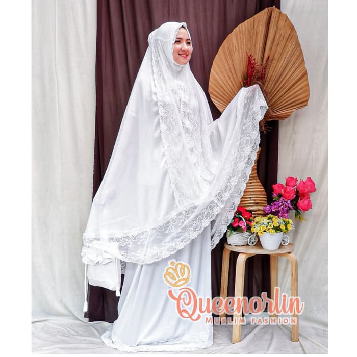 MUKENA QUEENORLIN BAHAN ZARA SILK PREMIUM Limited