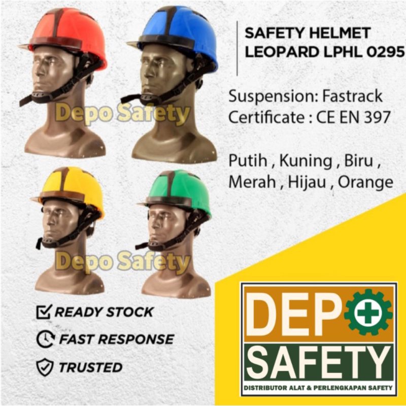 LEOPARD Helm - Safety Helmet Leopard ABS LPHL 0295 - Helm Safety Leopard 100% Original