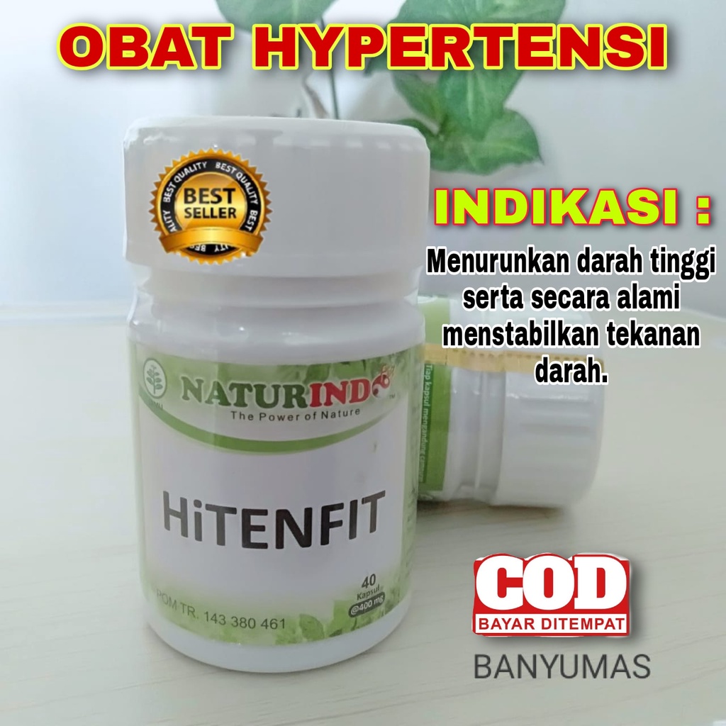 

obat darah tinggi hipertensi tensi tinggi Hitenfit herbal naturindo