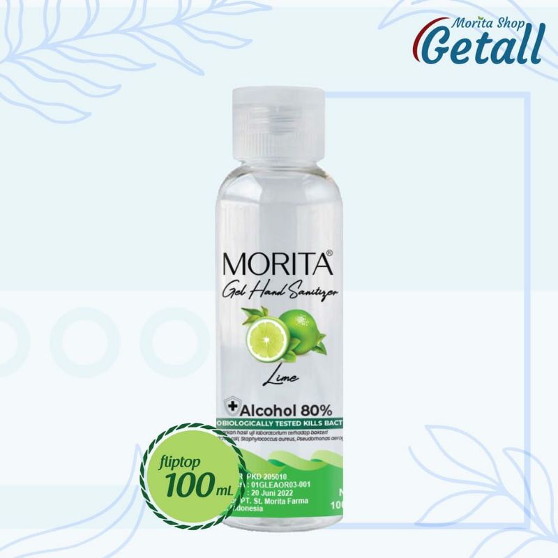 Hand Sanitizer Gel Morita Alkohol 80% 100 ml