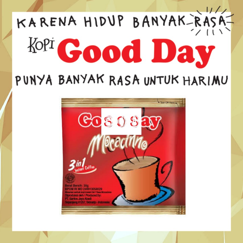 

《OS3》 Good Day Mocacinno 20 gram | merah | - KOPI