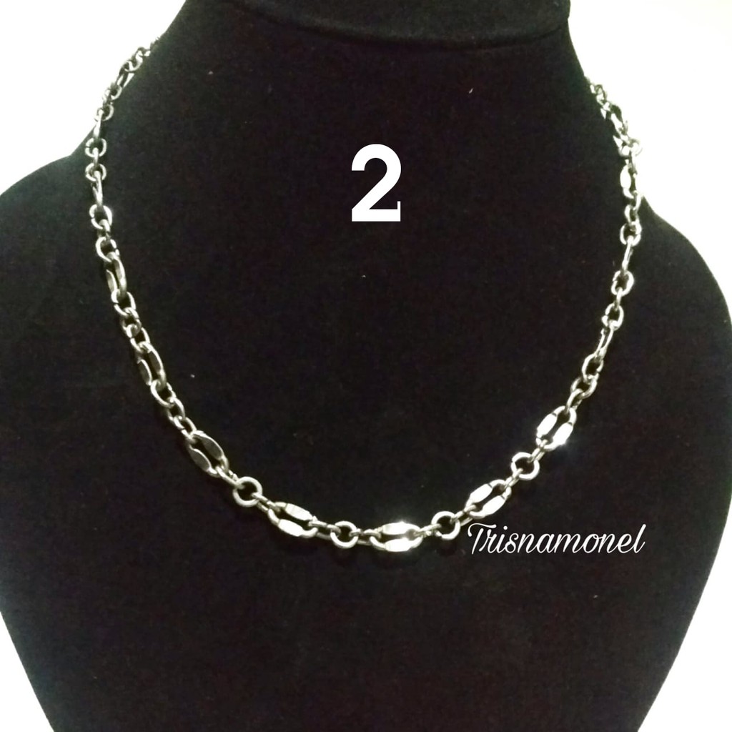 OBRAL CUCI GUDANG kalung monel pria original