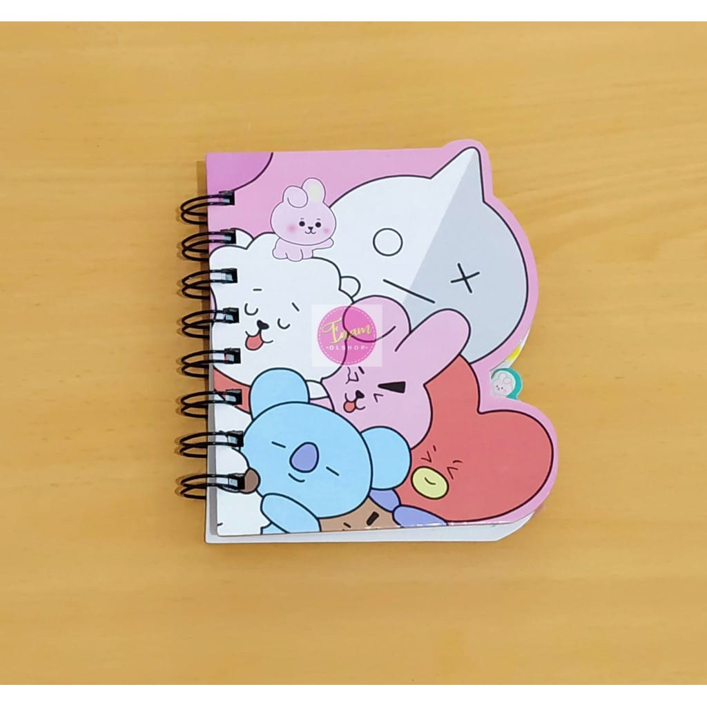 

Note Book Spiral BT21 No-1455 86K 1Pcs