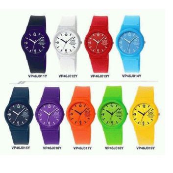 Jam Tangan Q&amp;Q Jelly Quartz Water Resistance QQ Karet  Rubber Fashion Murah COD