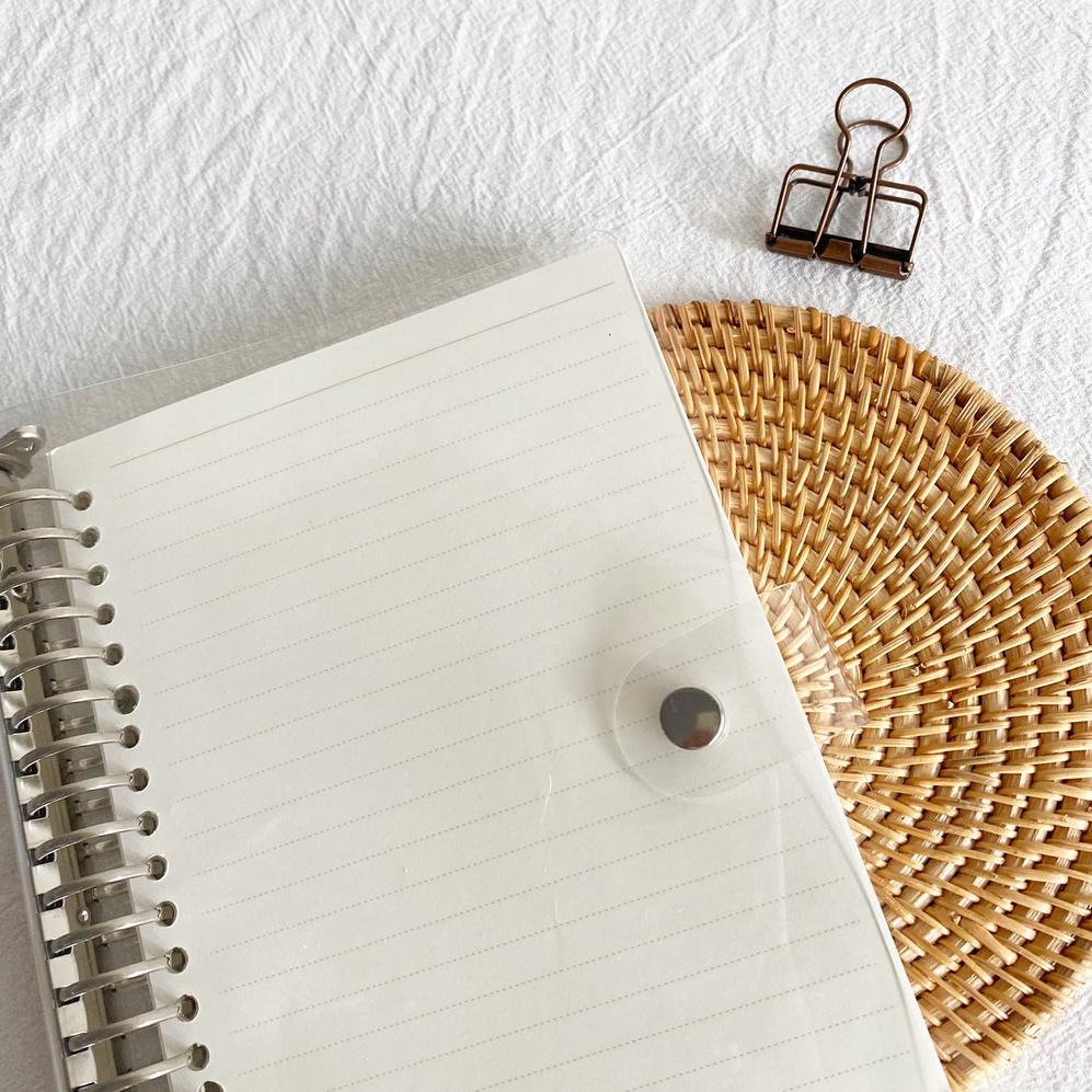 

COD (THE UNIVERSE) 20 Rings Binder A5 Bening Transparent 20rings Binder Bening BuJo Aesthetic Binder - ST015 (ART. F3339)