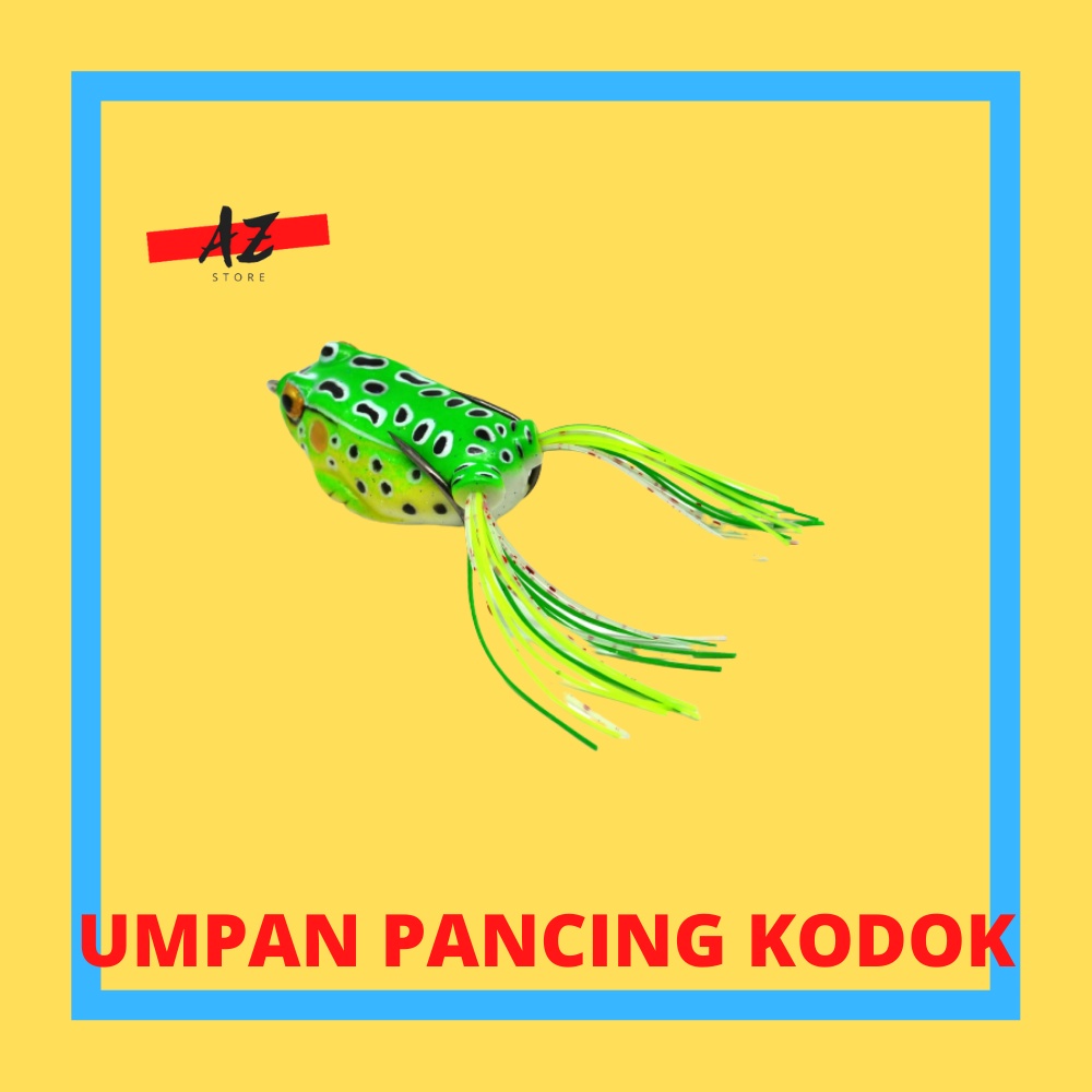 Umpan Pancing Mancing Silikon Silicone fishing bait Bentuk Katak Kodok Frog Umpan Buatan Palsu Imita