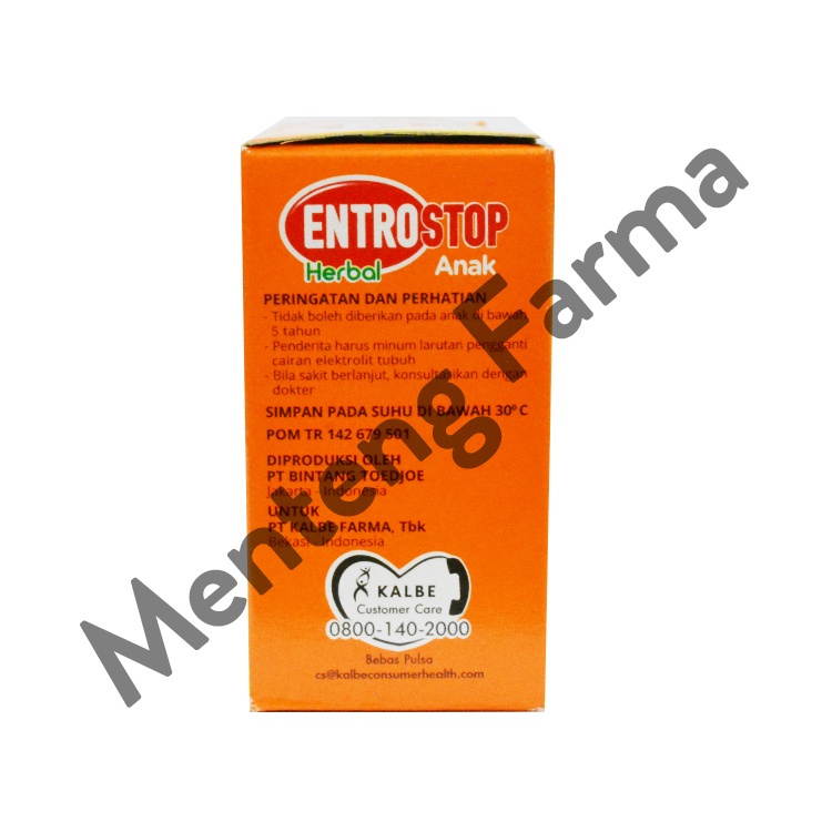 Entrostop Herbal Anak Sachet 10 mL - Sirup Mencret Diare Anak