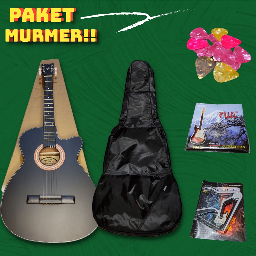 [PAKET LENGKAP] Gitar Akustik Murah Pemula