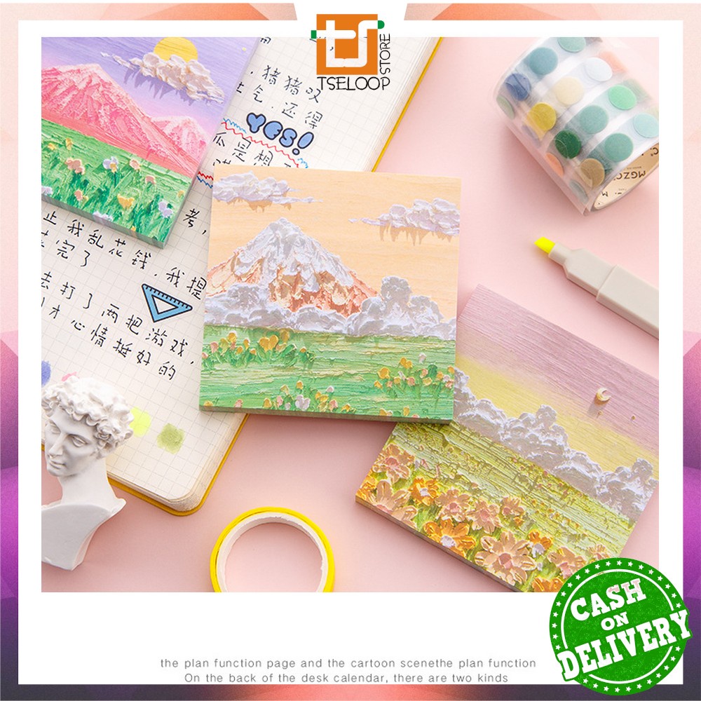 

OFM-A37 Memo Tempel Aesthetic Sticky Notes Motif Alam Indah / Note Beauty nature / Memo Tempel Notes Pemandangan / Memopad lucu