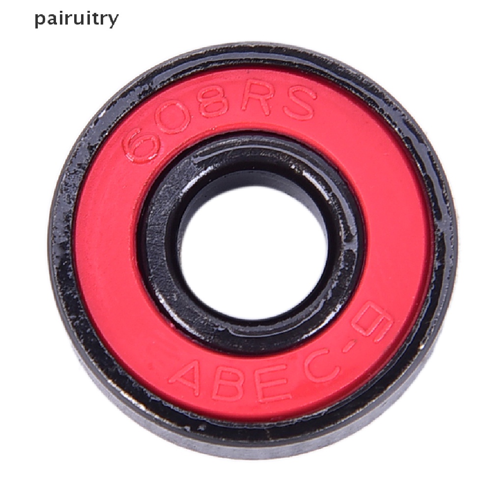 Prt 10Pcs / set 608 2RS Bearing Deep Groove Steel Seal Ball 608RS 608-2RS PRT