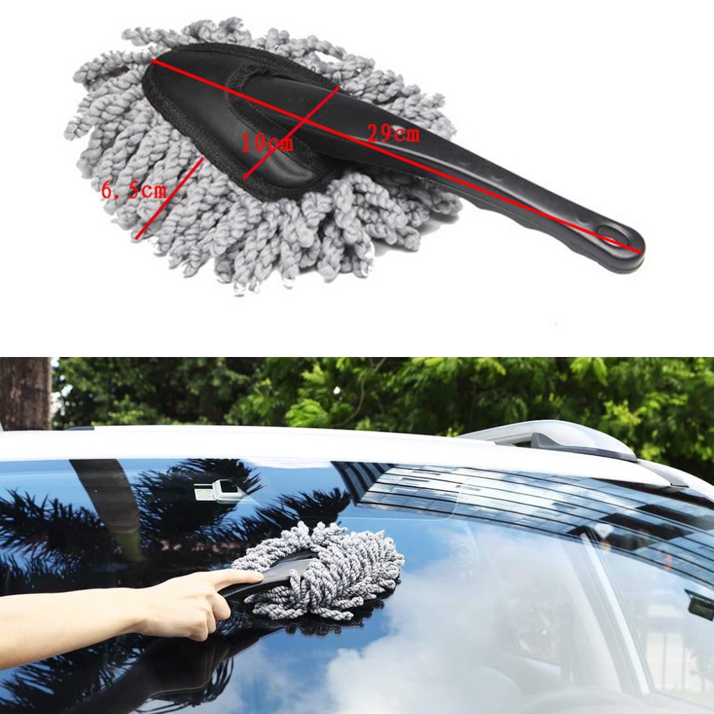 Kemoceng Microfiber Mini Mobil Car Microfiber Duster Alat Kebersihan Mobil