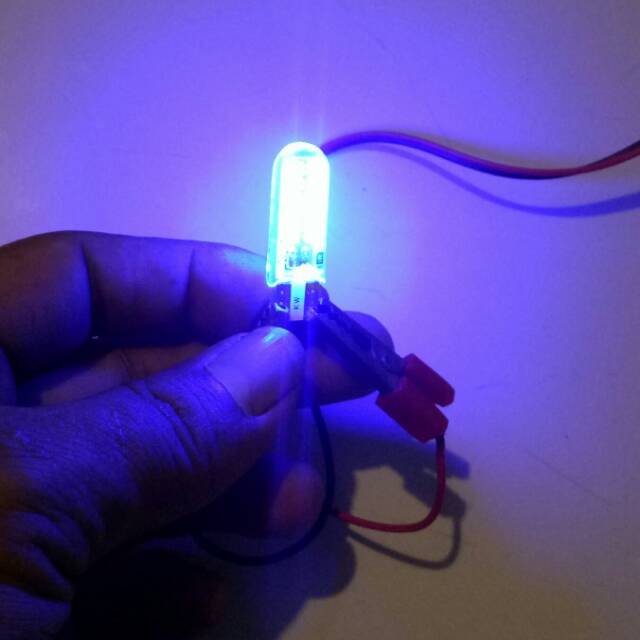 Lampu Led Senja Silicon Bus Dam Truck 24 V Biru Strobo