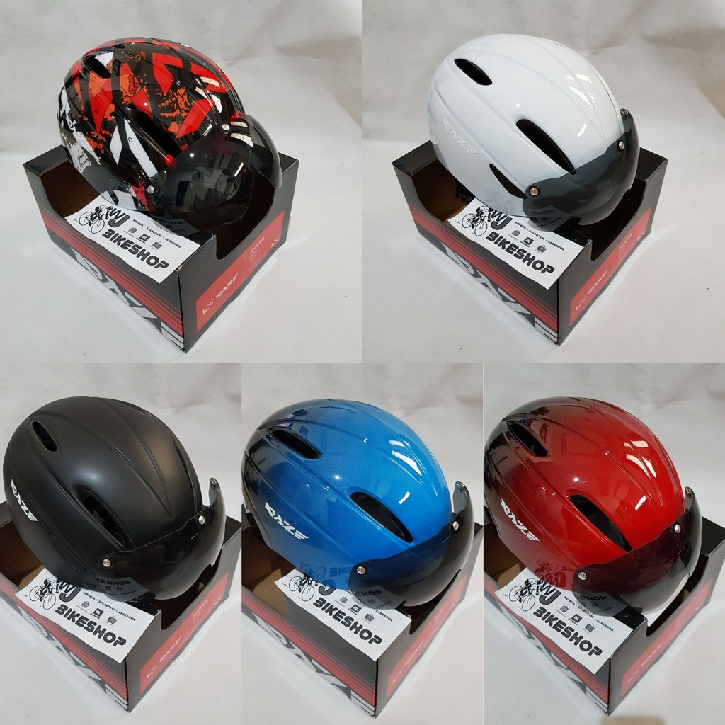 HELM SEPEDA RAZE R18 HELM KACAMATA HELM BATOK HELM BMX HELM MURAH