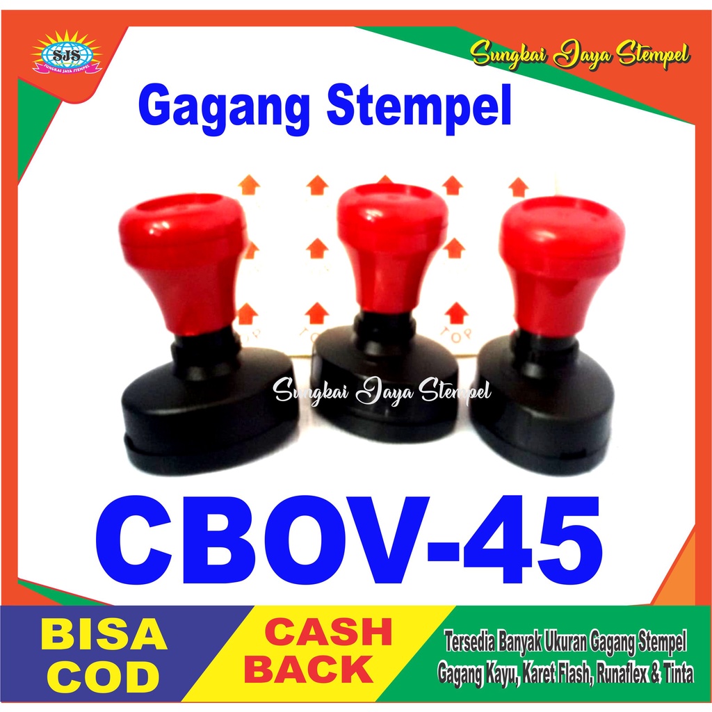 

Gagang Stempel oval 45 (30x43)