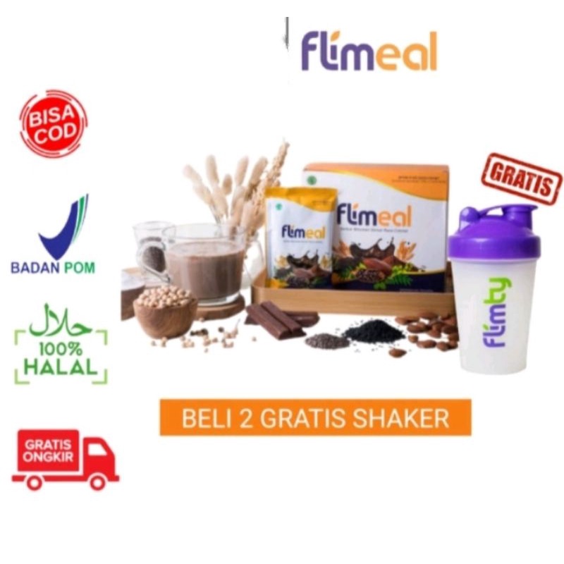 0FLIMEAL MEAL REPLACEMENT FLIMTY FLI MEAL COKLAT PELANGSING