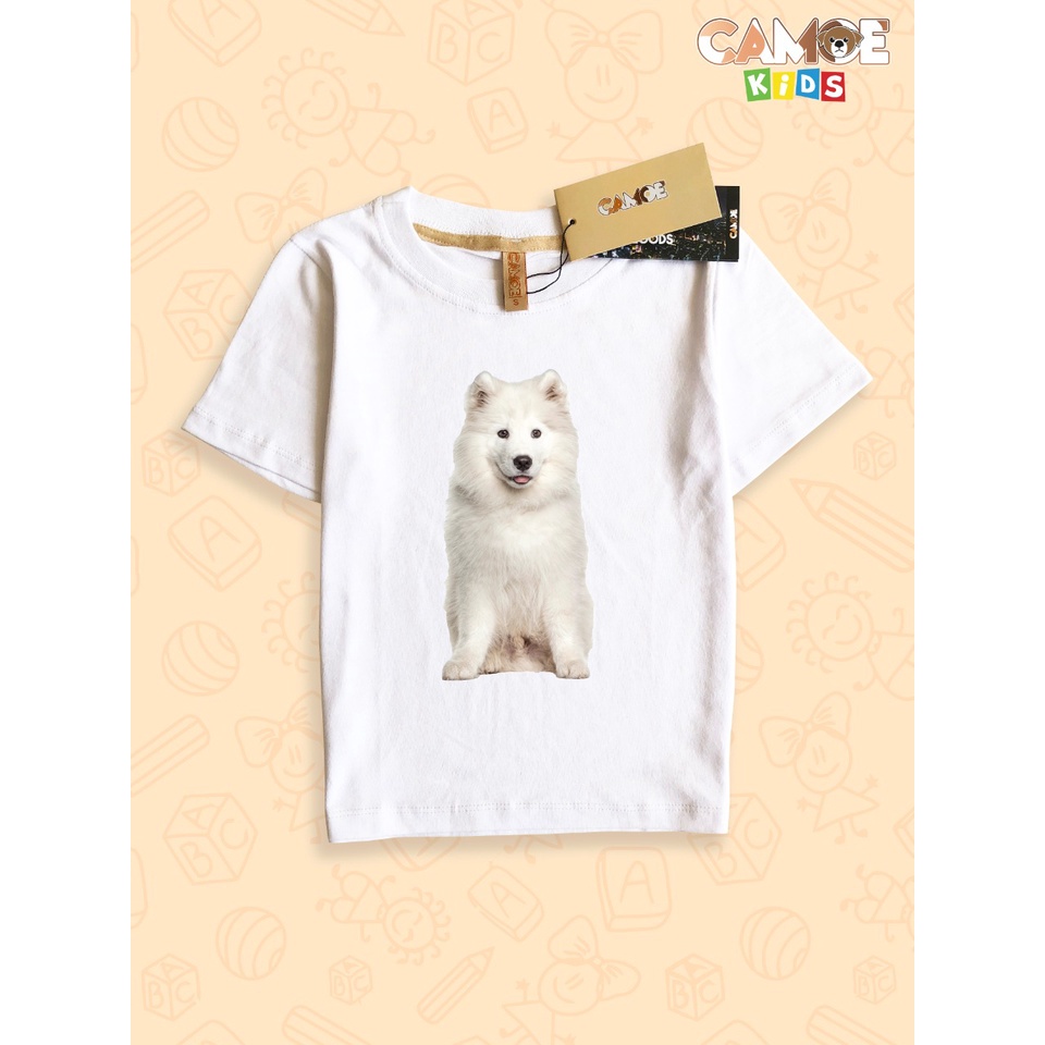 Kaos Anak KIDS Anjing Dog Breed Samoyed