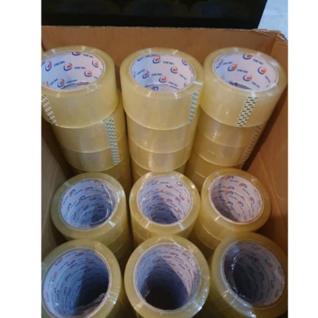 

Lakban bening coklat 2 inc x90 yard 6 pisc(1slop)