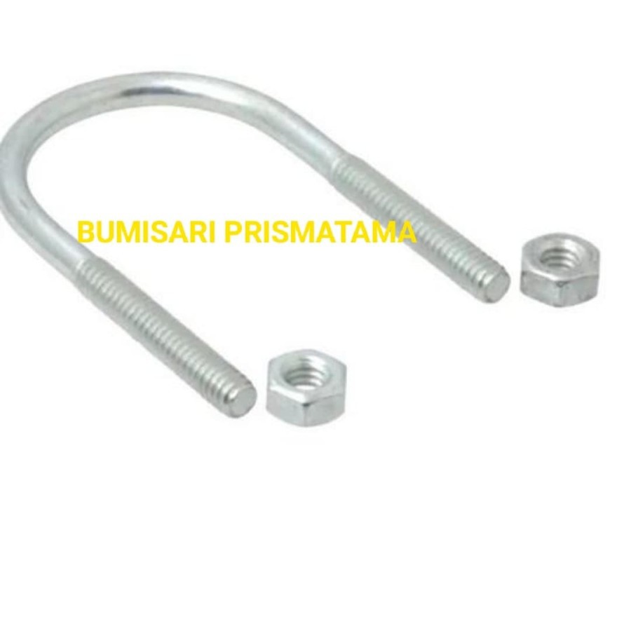 UBOLT GALVANIS 3/8 X 10&quot; / U BOLT MURAH