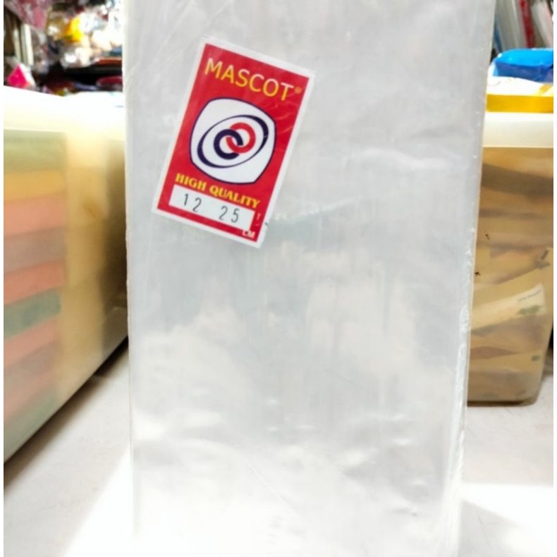 Plastik PP bening uk. 12 x 25