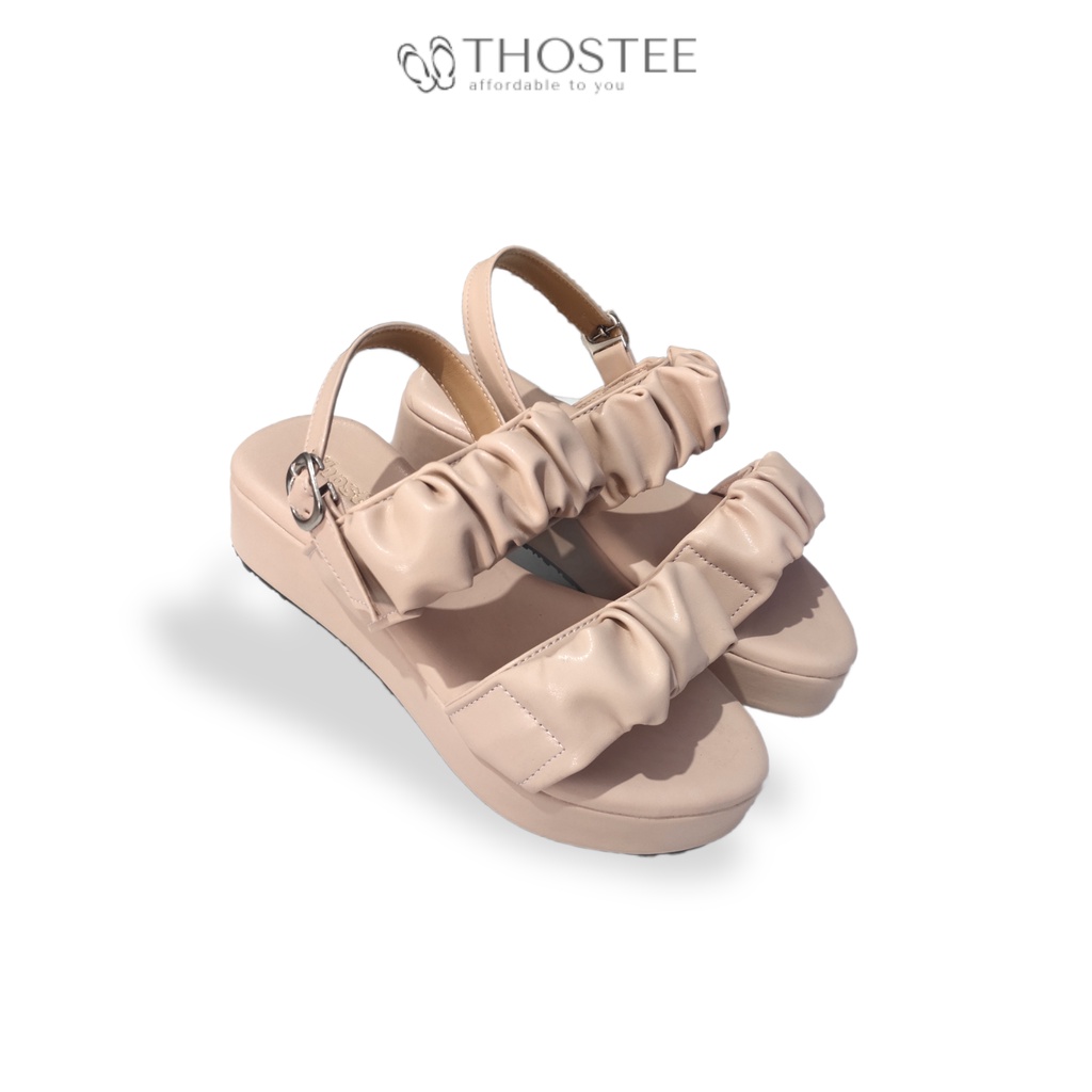 Thostee Sandal Platform Wedges Wanita Ilona-Peach