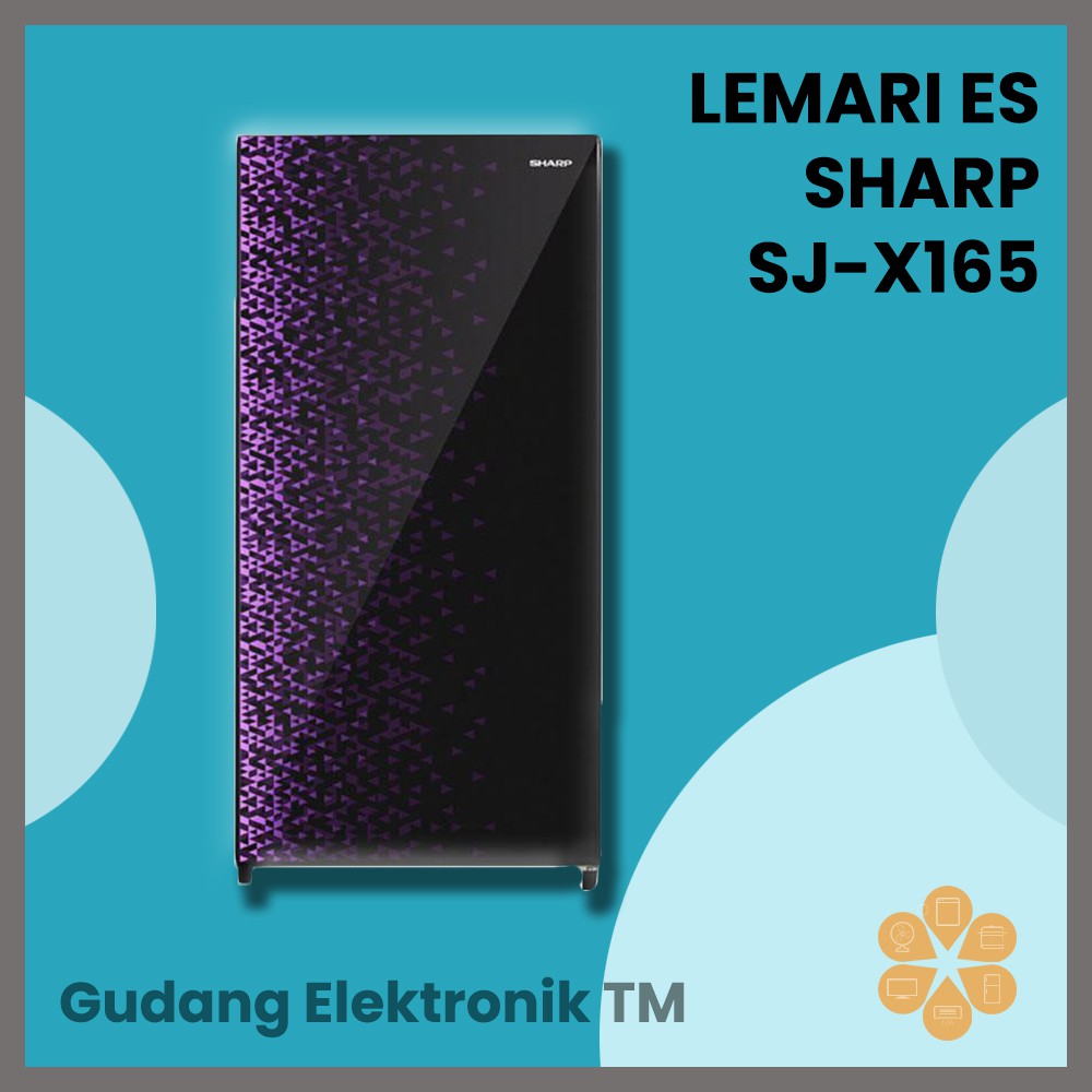Kulkas Lemari Es SHARP 1 Pintu SJ-X165MG