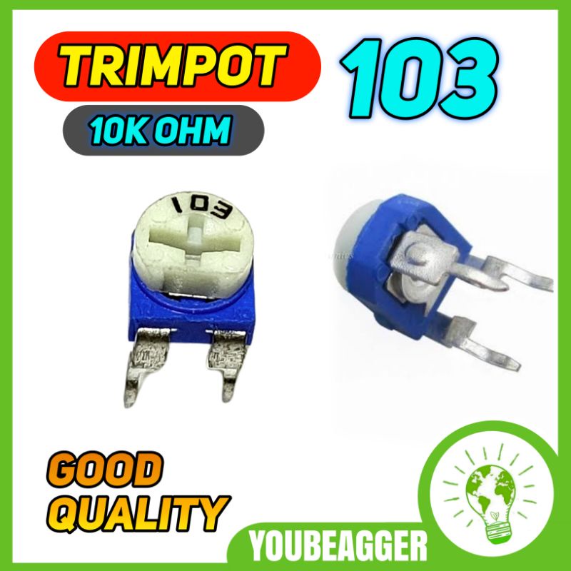 Trimpot 103 10K ohm variabel resistor