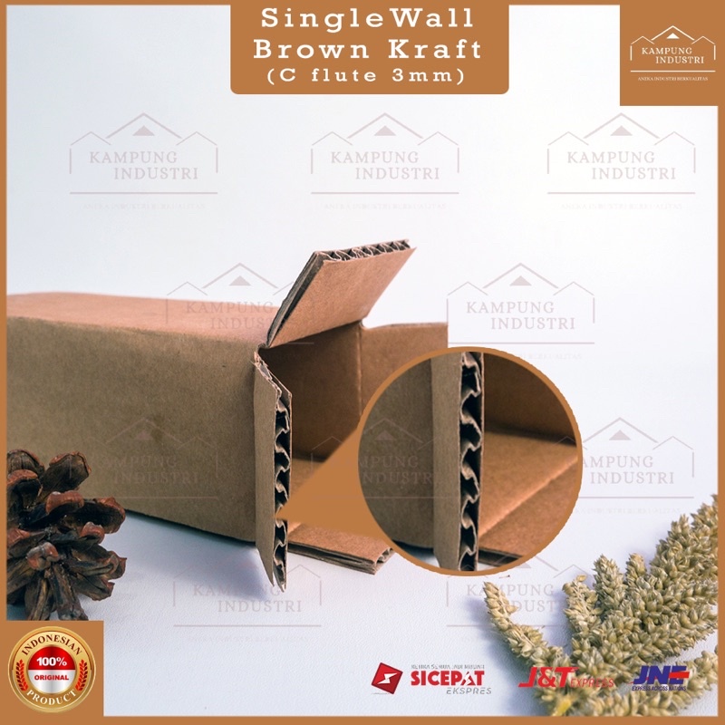 KARDUS PACKING MINI SINGGLE WALL UKURAN 5x5x14-1