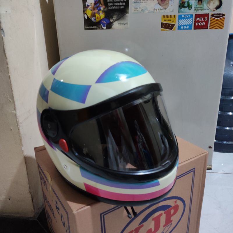 helm NoS full face jadul lawas antik helm KJP