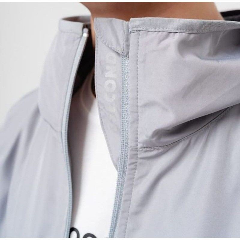 Jaket Parasut Hoodie 3Second Original Zip Hoodie