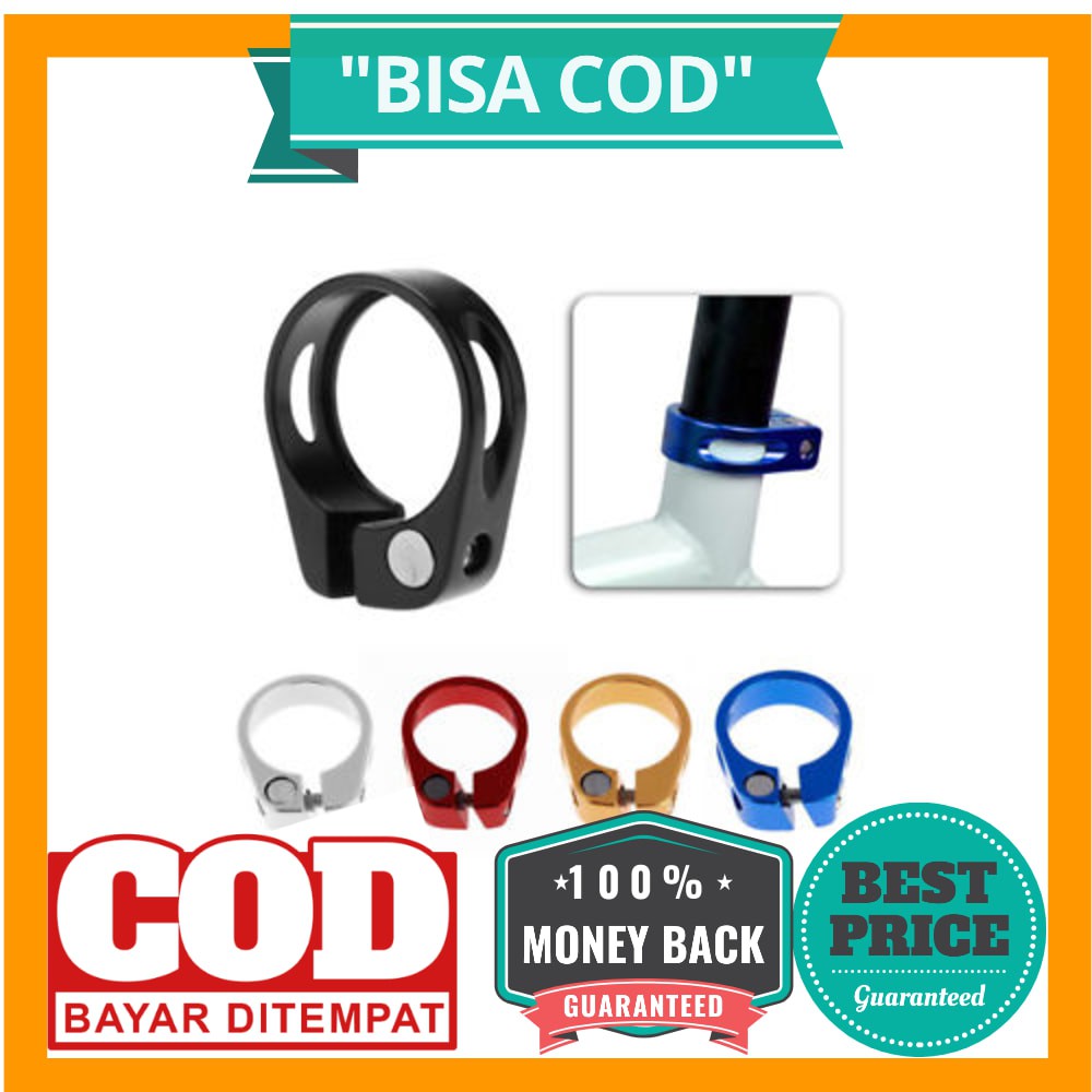 BISA COD ZTTO Clamp Penjepit Saddle Jok Sepeda Quick Release 34.9mm - QR1 - Black