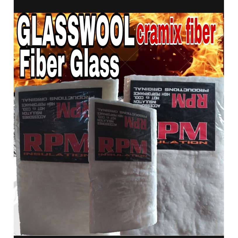 Glasswool /Predam Knalpot / Glasswool knalpot / tahan bakar