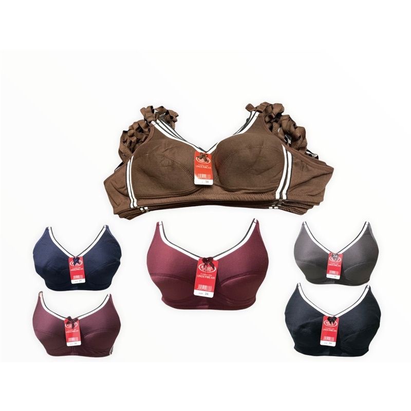 6 Pcs Bh FELLICIA | 1601 / SPORT BRA Remaja Lis Samping#77#