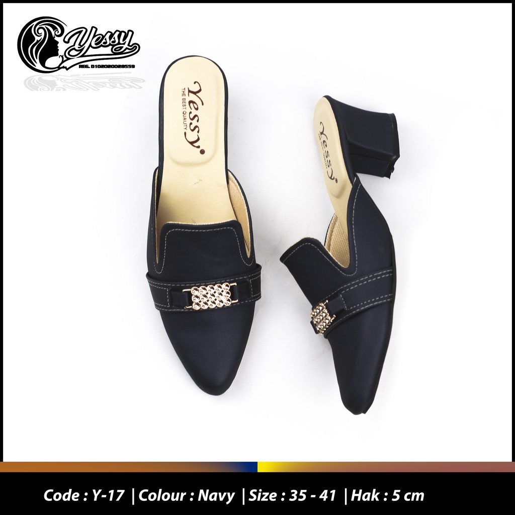 SENDAL WANITA YESSY Y-17 // SENDAL SLOP // SENDAL WEDGES