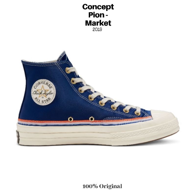 Converse Chuck 70 Breaking Down Barriers HI Rush Blue/Bold Mandarin/Egret