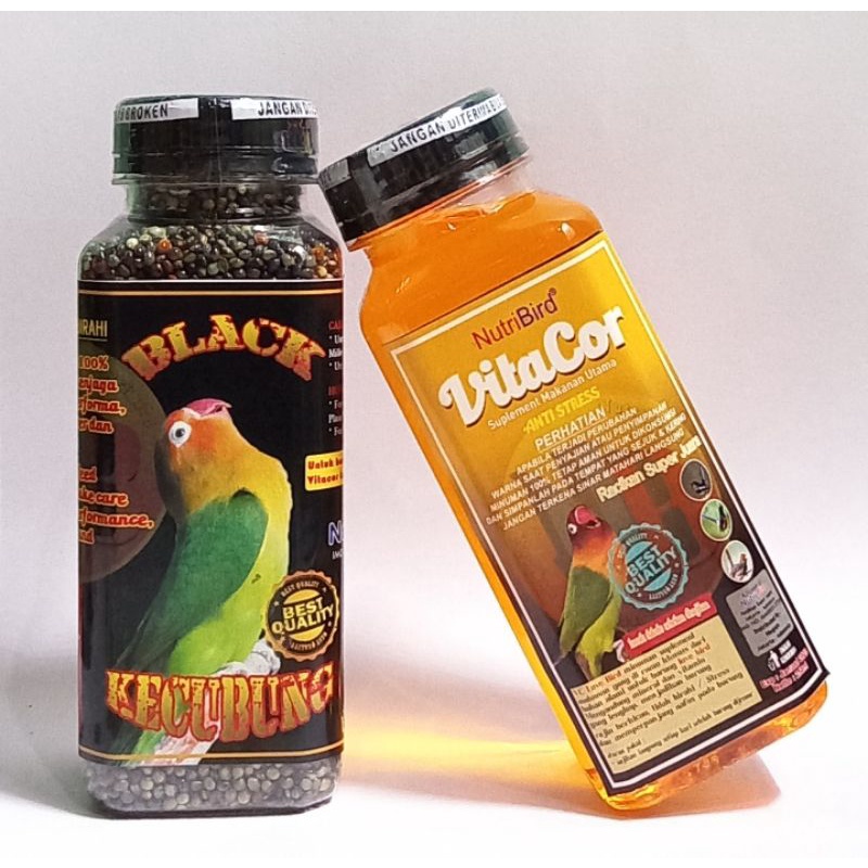 1 Paket BLACK KECUBUNG &amp; VITACOR SUPLEMEN ~Racikan Super Juara~