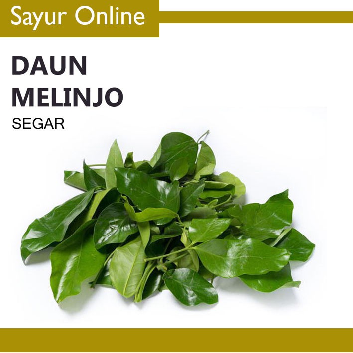 

[SayurOnline] DAUN MELINJO SAYUR [50g]