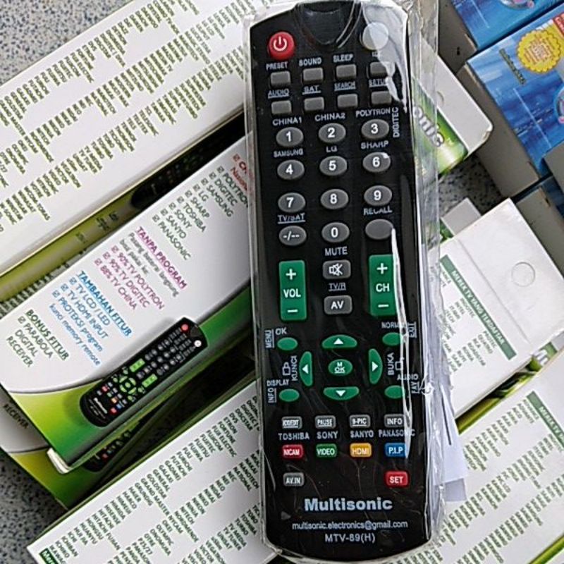 remote tv multisonic