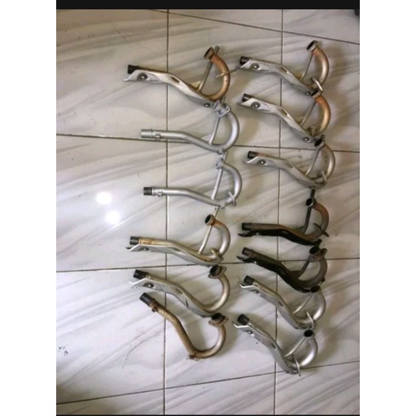 Pipa leher leheran knalpot cover klx dtracker 150 ori original